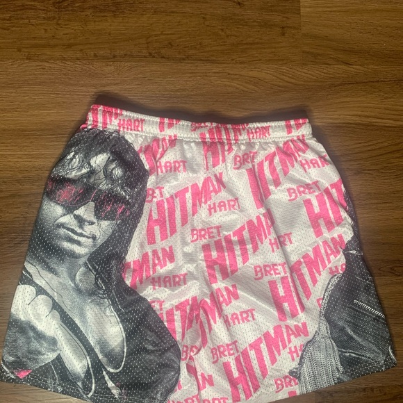 Vintage Bret Hart WWF shorts